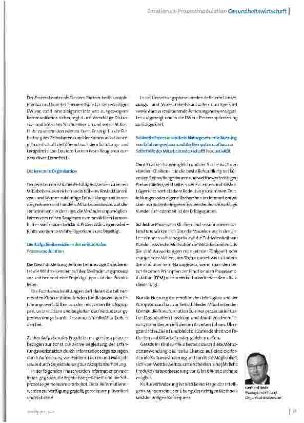 Vorschauseite 6: Die emotionale Intelligenz als Erfolgsfaktor für business caseEmotionale Prozessmodulation
