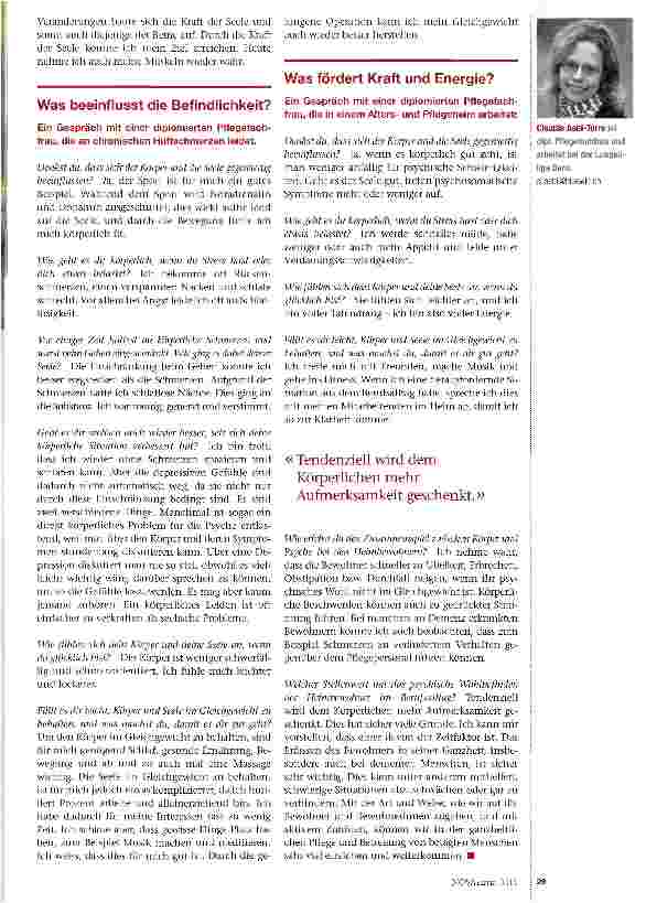 Vorschauseite 2: Zusammenspiel Körper und Seele