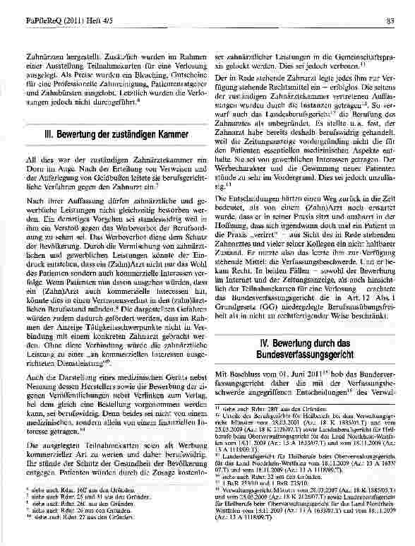 Vorschauseite 2: Arzte dürfen werben! Das Bundesverfassungsgericht in Karlsruhe ebnet weiter den Weg