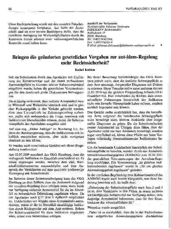 Vorschauseite 5: Arzte dürfen werben! Das Bundesverfassungsgericht in Karlsruhe ebnet weiter den Weg