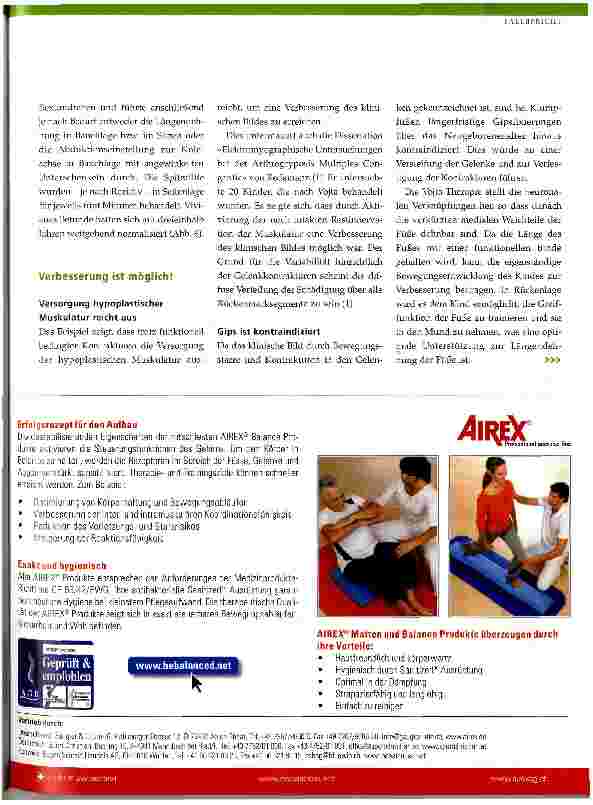 Vorschauseite 6: Physiotherapie bei neurologisch bedingten Bewegungsstörungen im Kindesalter