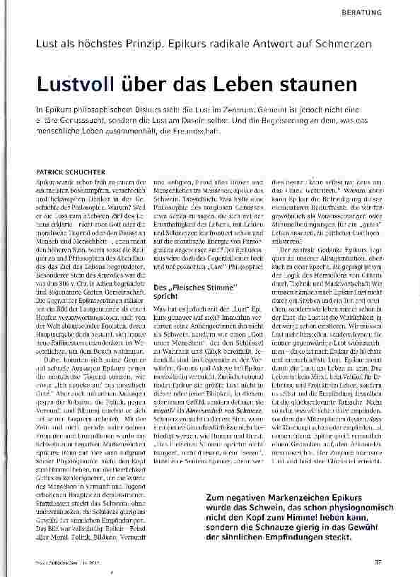 Vorschauseite 1: Lustvoll über das Leben staunen