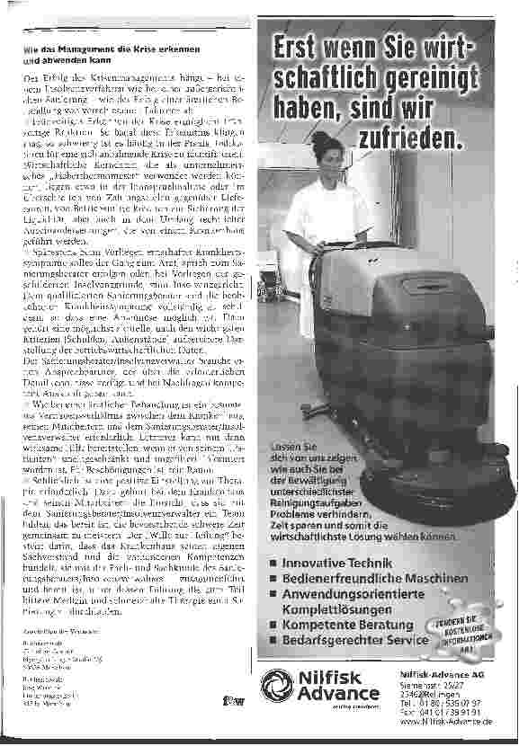 Vorschauseite 5: Wenn das Krankenhaus zum Patienten wirdDas neue Insolvenz recht kann Krisen in Chancen wandeln