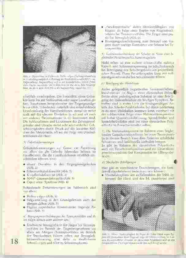 Vorschauseite 3: Funktionelle Probleme bei chroischer Polyarthritis