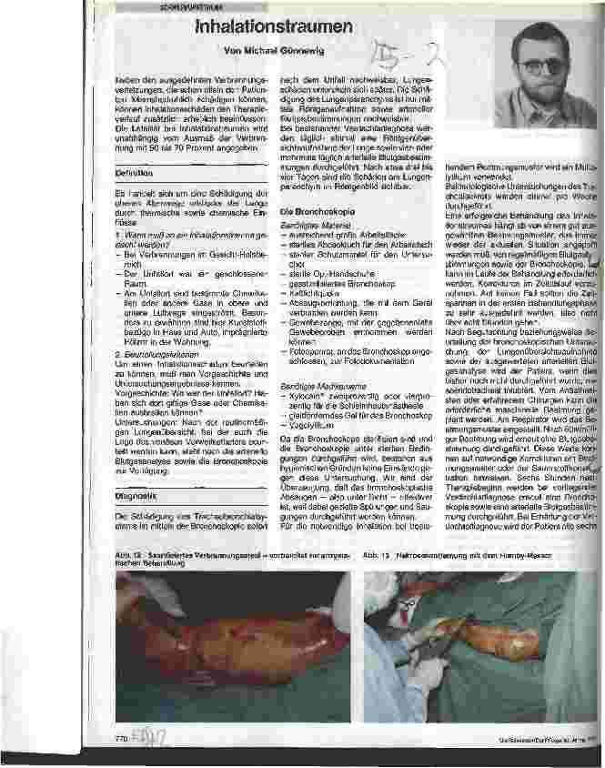 Vorschauseite 1: Inhalationstraumen