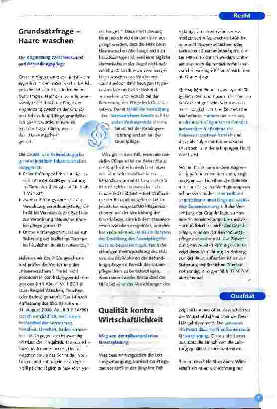 Vorschauseite 5: Mehr Qualität durch Pflegevisite