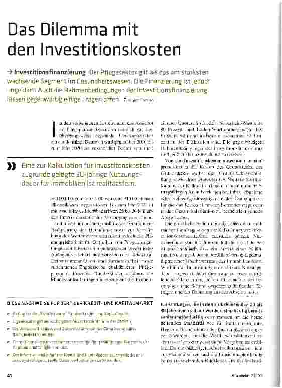 Vorschauseite 1: Das Dilemma mit den InvestitionskostenInvestitionsfinanzierung