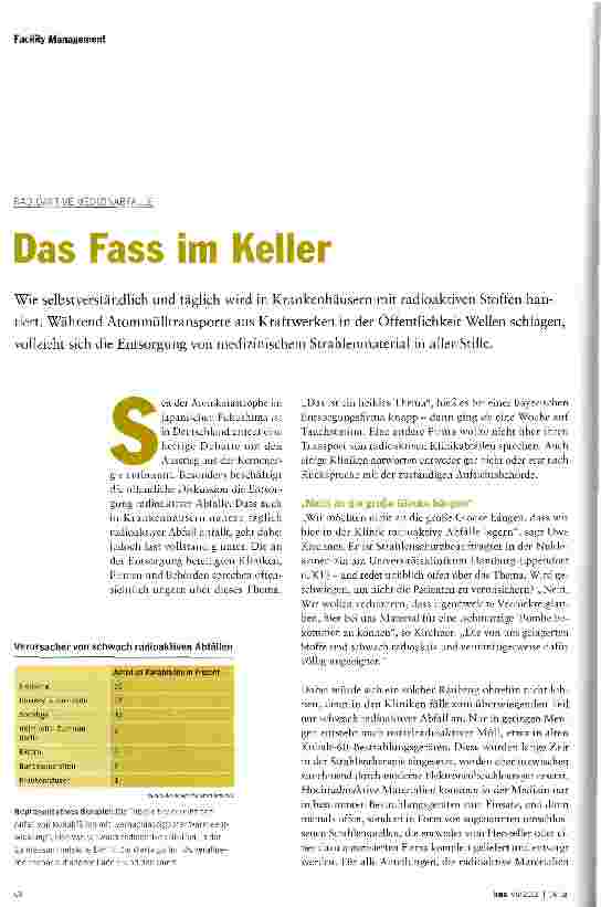 Vorschauseite 1: Das Fass im Keller