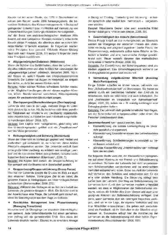 Vorschauseite 6: Mit gelungenem Unterricht Störungen vorbeugen