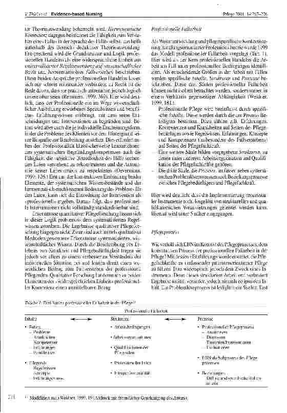 Vorschauseite 5: Evidence-based Nursing - missing link zwischen Forschung und Praxis