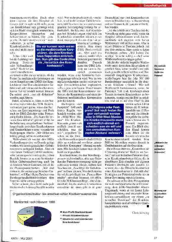 Vorschauseite 3: Wir legen Wert darauf, Einfluss zu haben