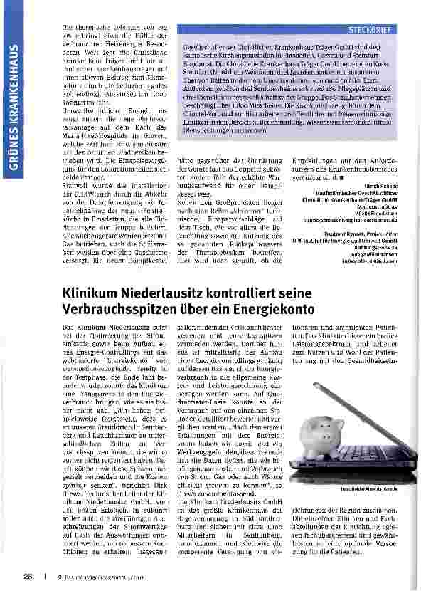 Vorschauseite 2: Neue Quellen für Strom und Wärme