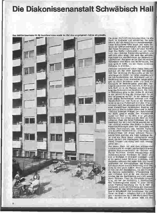 Vorschauseite 1: Die Diakonissenanstalt Schwäbisch Hall und die Haller Schwestern