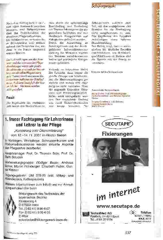 Vorschauseite 5: Schüler informieren ihre Mentoren - Möglichkeiten der Inkontinenzversorgung Schlüsselqualifikationen fördern Handlungskompetenz