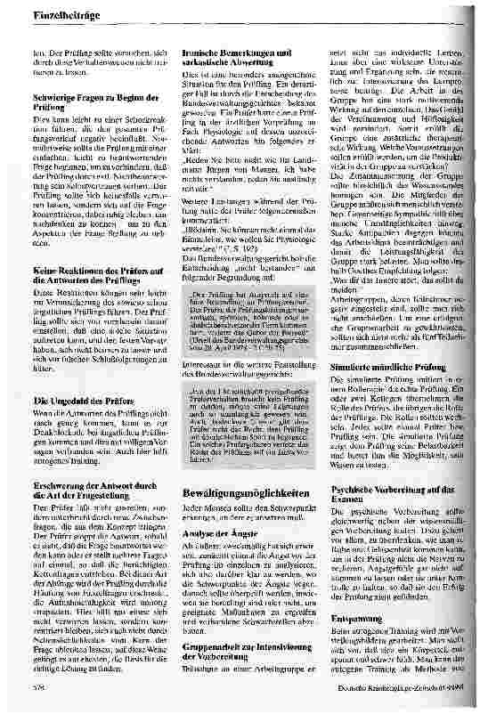 Vorschauseite 4: Prüfungsangst