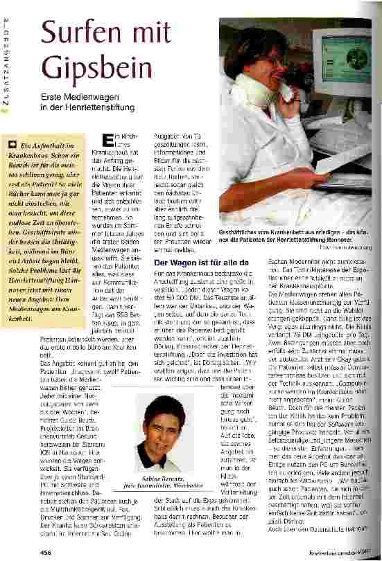 Vorschauseite 1: Surfen mit Gipsbein