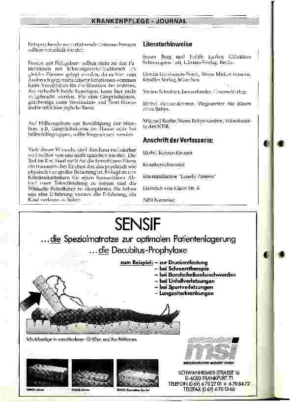 Vorschauseite 3: Der intrauterine Kindstod Der Kindstod im Kreißsaal