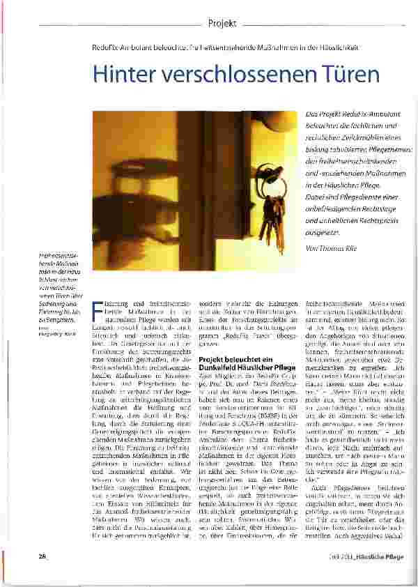 Vorschauseite 1: Hinter verschlossenen Türen