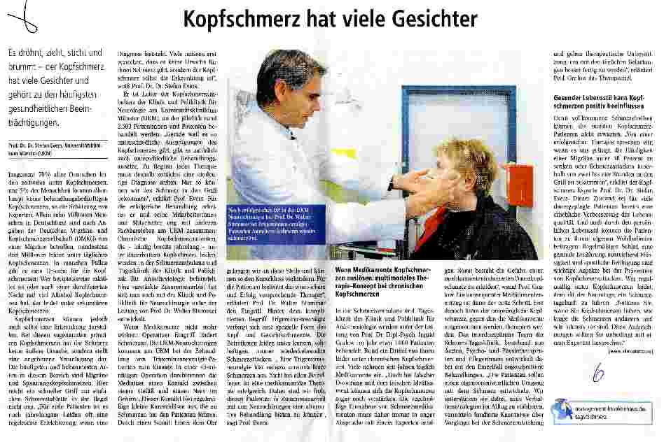 Vorschauseite 1: Kopfschmerz hat viele Gesichter