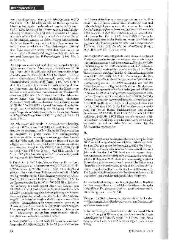 Vorschauseite 2: Anspruch auf Arbeitslosenhilfe und Eigentumsschutz; Verfassungsmäßigkeit der Abschaffung der Arbeitslosenhilfe; Vertrauensschutzprinzip; Zulässigkeit der Verfassungsbeschwerde