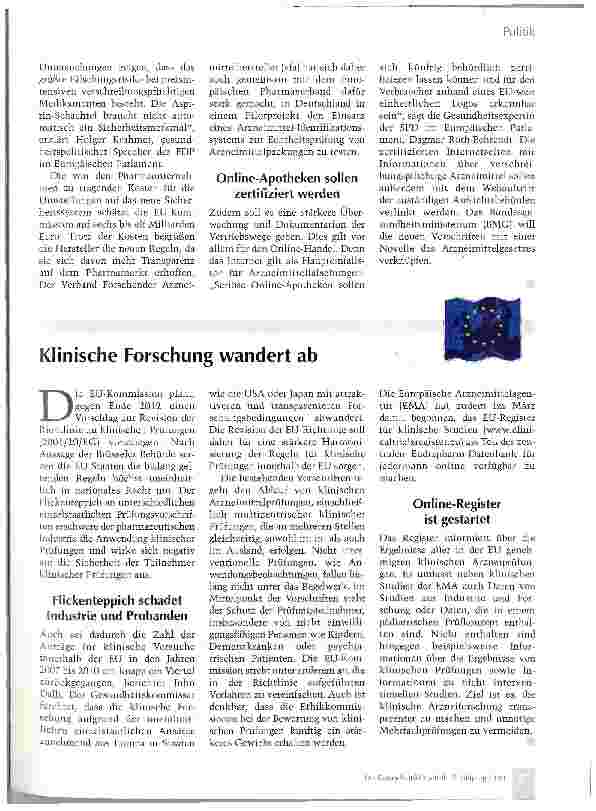 Vorschauseite 2: Verkauf gefälschter Arzneimittel bringt mehr als Drogenhandel