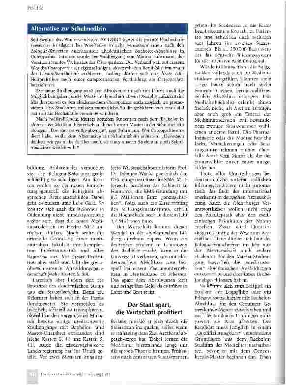 Vorschauseite 3: Angst vor dem Dünnbrettdoktor
