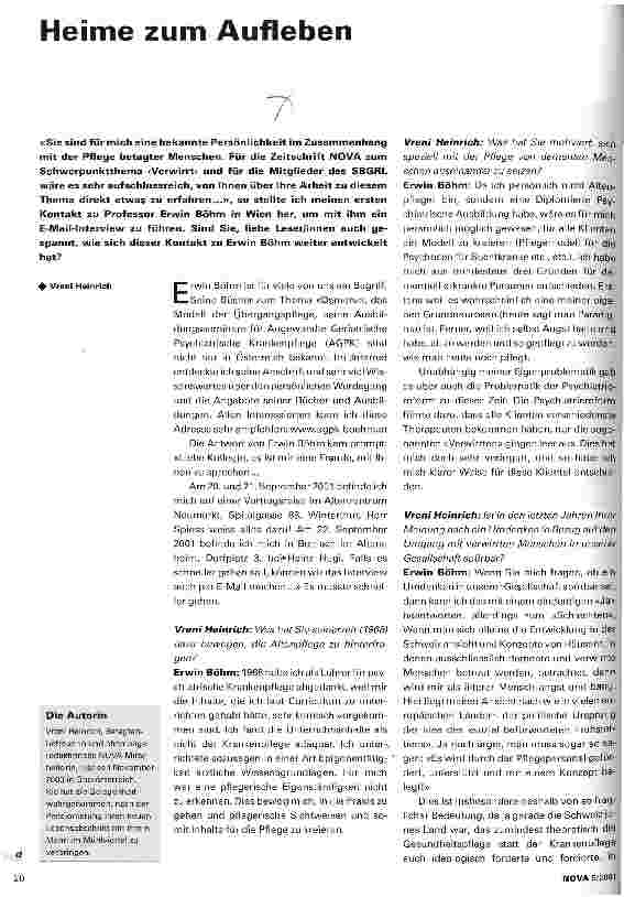Vorschauseite 1: Heime zum Aufleben