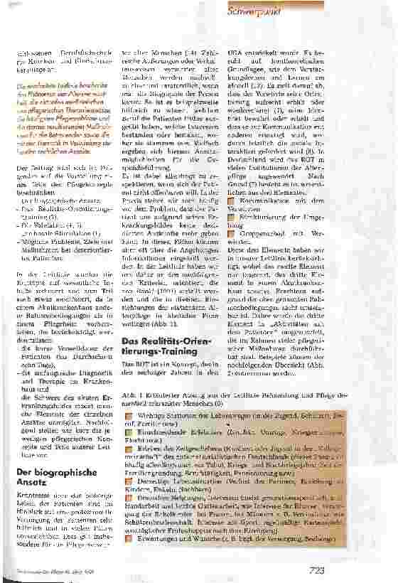 Vorschauseite 2: Leitlinien zum Umgang mit desorientierten Patieten
