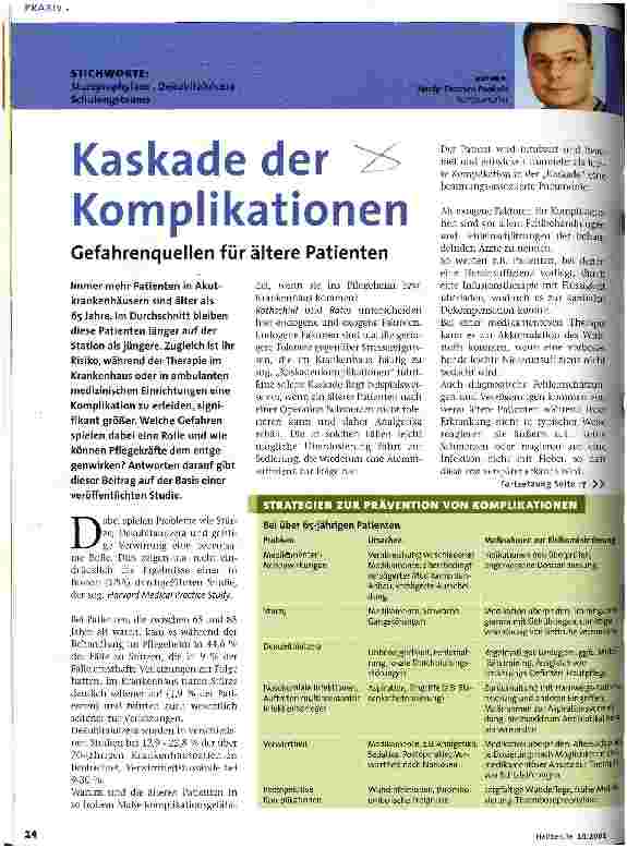 Vorschauseite 1: Kaskade der Komplikationen