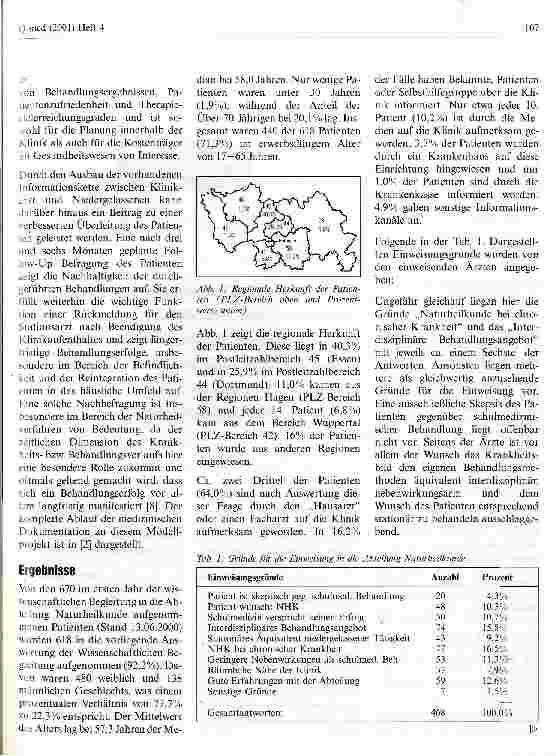 Vorschauseite 4: Evaluation stationärer naturheilkundlicher Behandlung Konzeption und erste Ergebnisse des Blankensteiner Modells