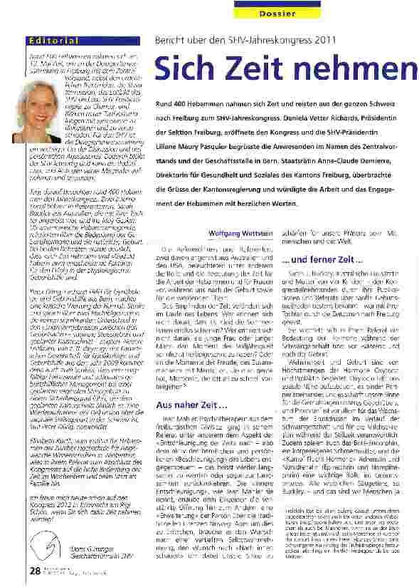 Vorschauseite 1: Sich Zeit nehmen