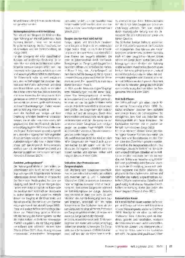Vorschauseite 2: Mundgefühl und Myofunktion