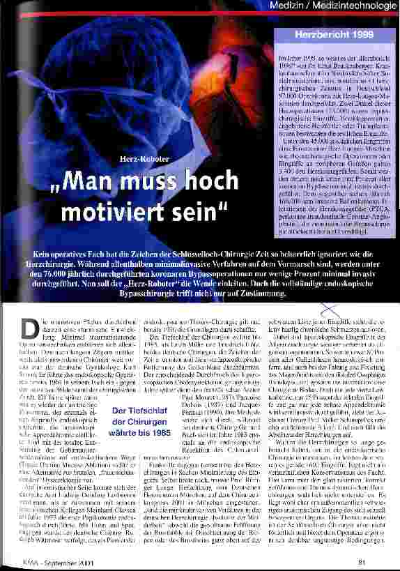 Vorschauseite 1: Man muss hoch motiviert sein