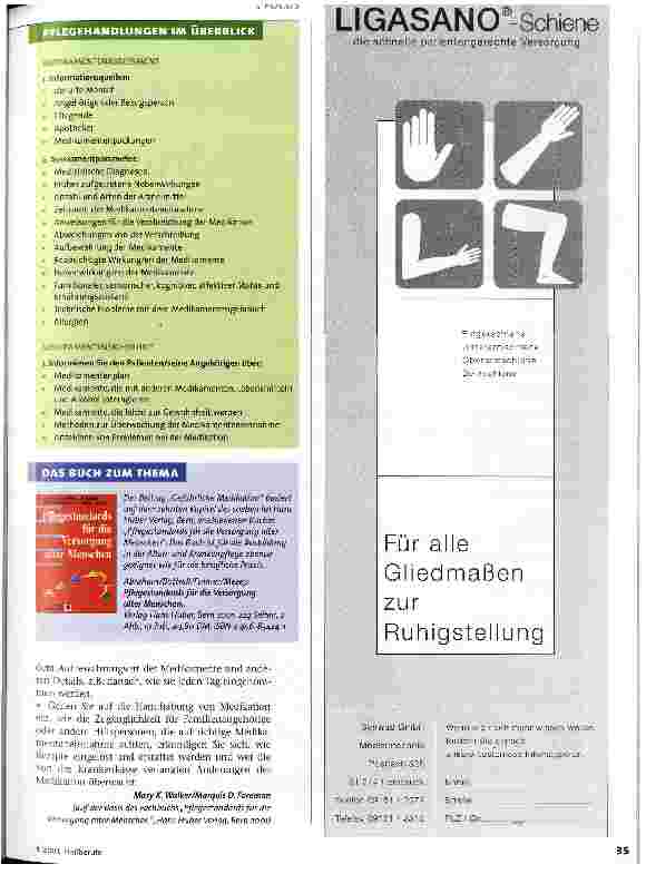 Vorschauseite 4: Gefährliche Medikation Zu Risiken und Nebenwirkungen lesen Sie diesen Beitrag!