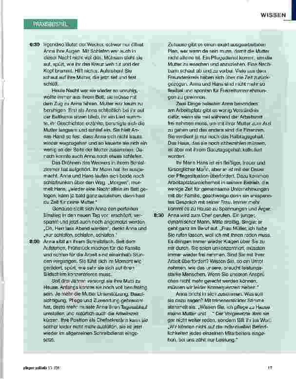Vorschauseite 2: Pflege & (oder) Karriere