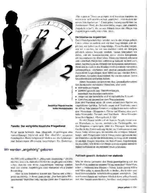 Vorschauseite 3: Pflege & (oder) Karriere