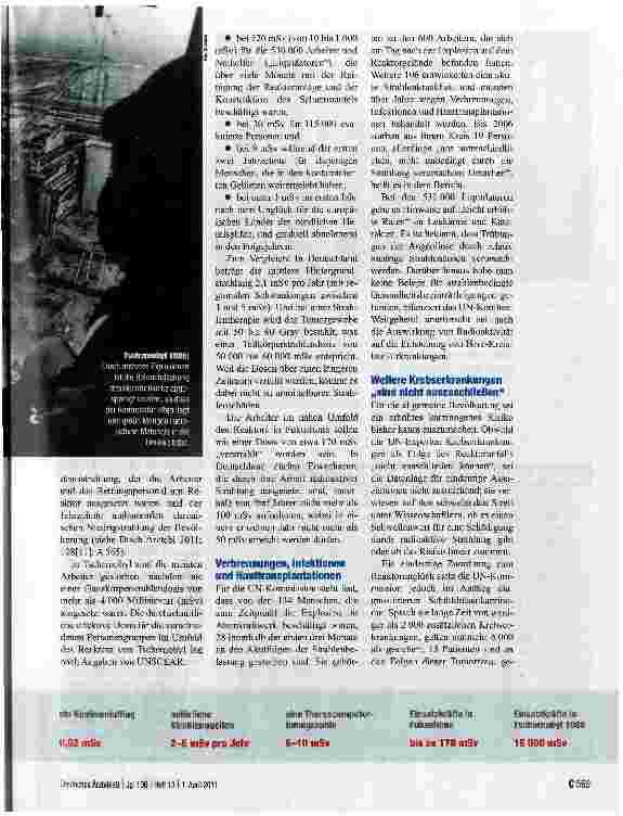 Vorschauseite 2: Folgen von Reaktorunfällen ■ Fakten und Vermutungen