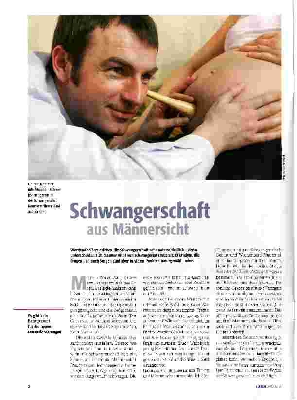 Vorschauseite 1: Schwangerschaft aus Männersicht