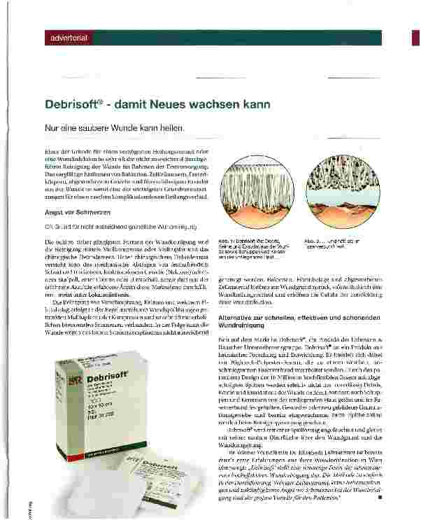Vorschauseite 1: Debrisoft® - damit Neues wachsen kann