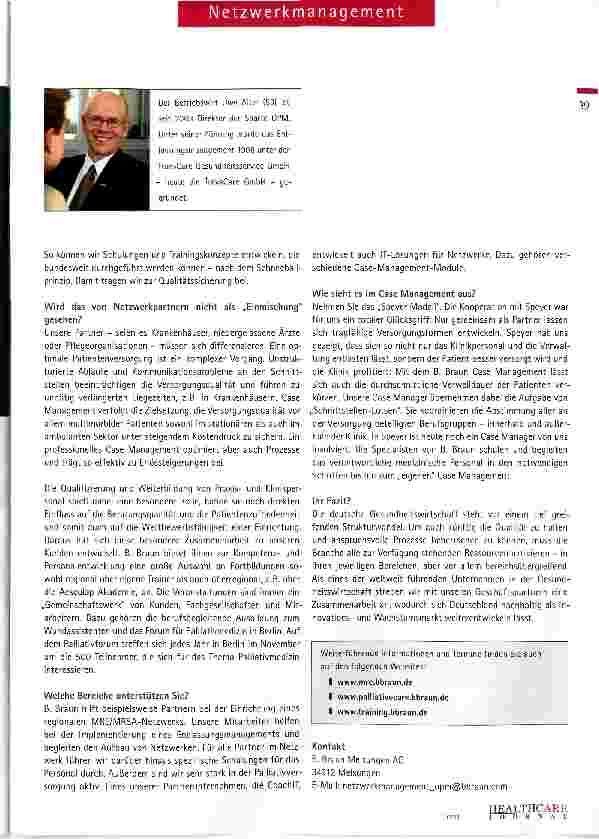 Vorschauseite 2: Die Industrie als Partner im Netzwerkmanagement