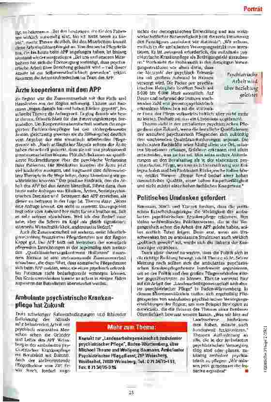 Vorschauseite 3: Das Damoklesschwert der Schließung ist immer präsent