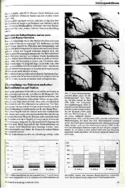 Vorschauseite 4: Die Behandlung der koronaren Herzkrankheit mit der Ballondilatation