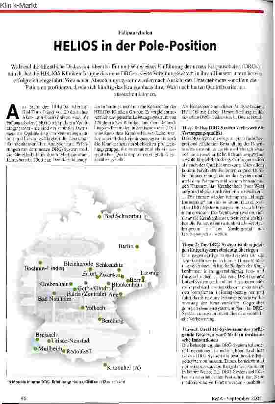 Vorschauseite 1: HELIOS in der Pole-Position
