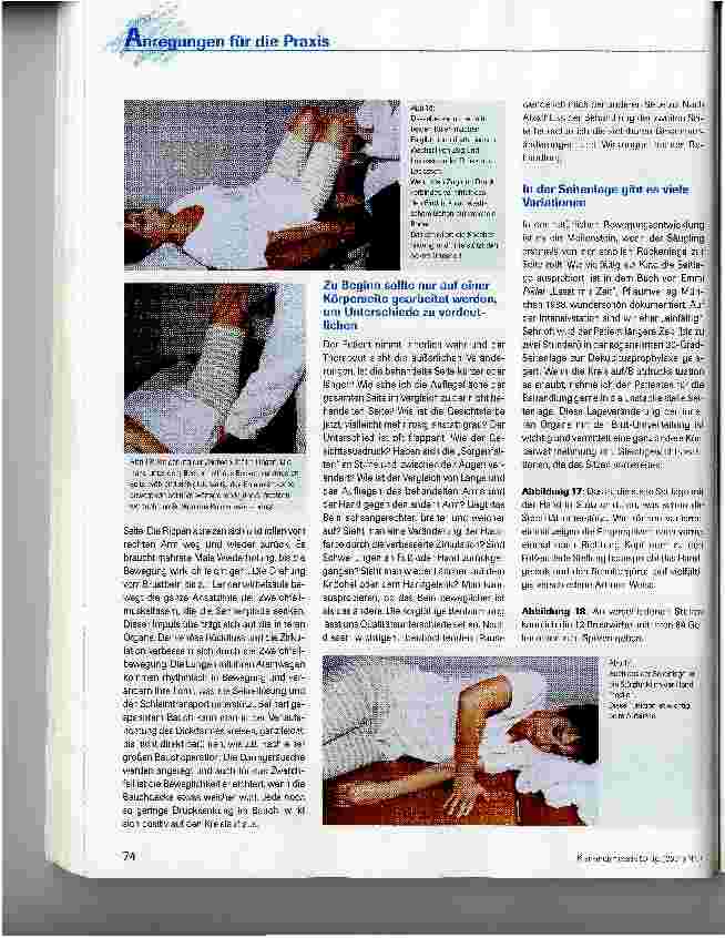 Vorschauseite 6: Das Neue Denkmodell einer Integrativen Physiotherapie übertragen auf die Behandlung von Patienten auf einer Intensivstation