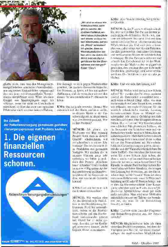 Vorschauseite 3: Es könnte schon sein, dass wir mal versuchen, einen unserer Konkurrenten zu schlucken!