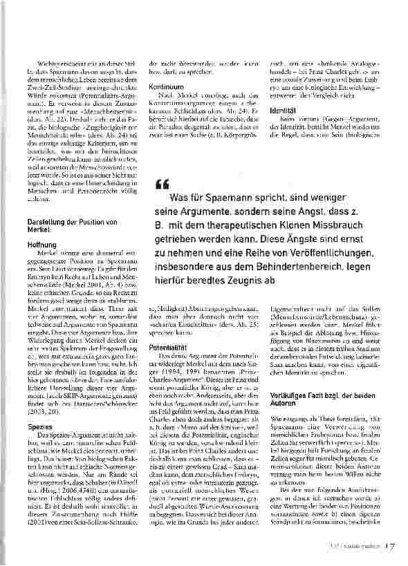 Vorschauseite 2: Der Status des FötusAngst versus Hoffnung