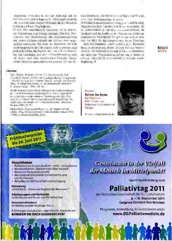 Vorschauseite 3: Bedürnisse am Lebensende: Als Psychologin auf der Palliativstation