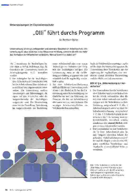 Vorschauseite 1: Olli führt durchs Programm