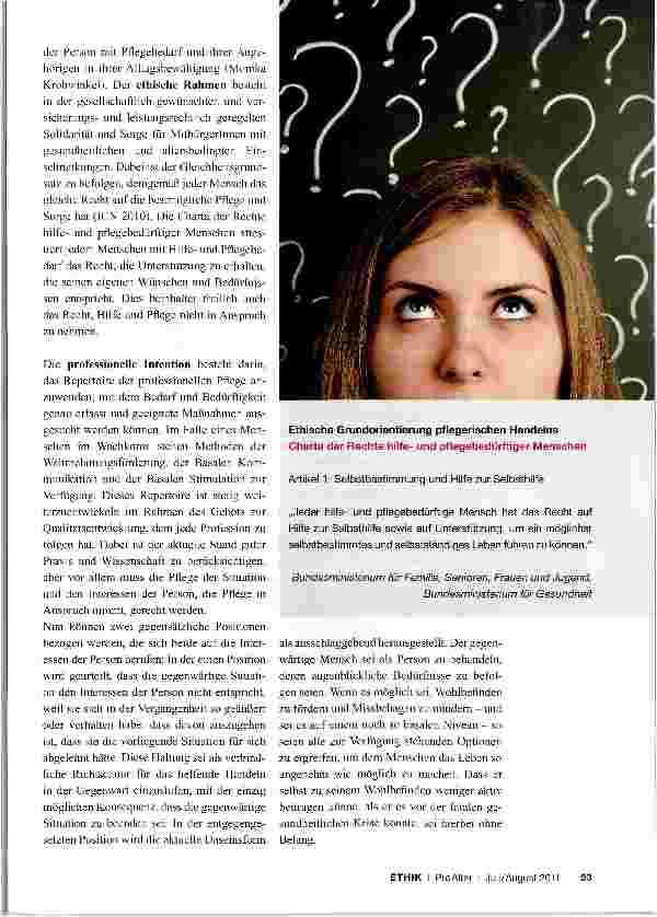 Vorschauseite 2: Not der Pflegenden Patientenverfügungen, die Hilfeund Pflegebedürftigkeit zurückweisen