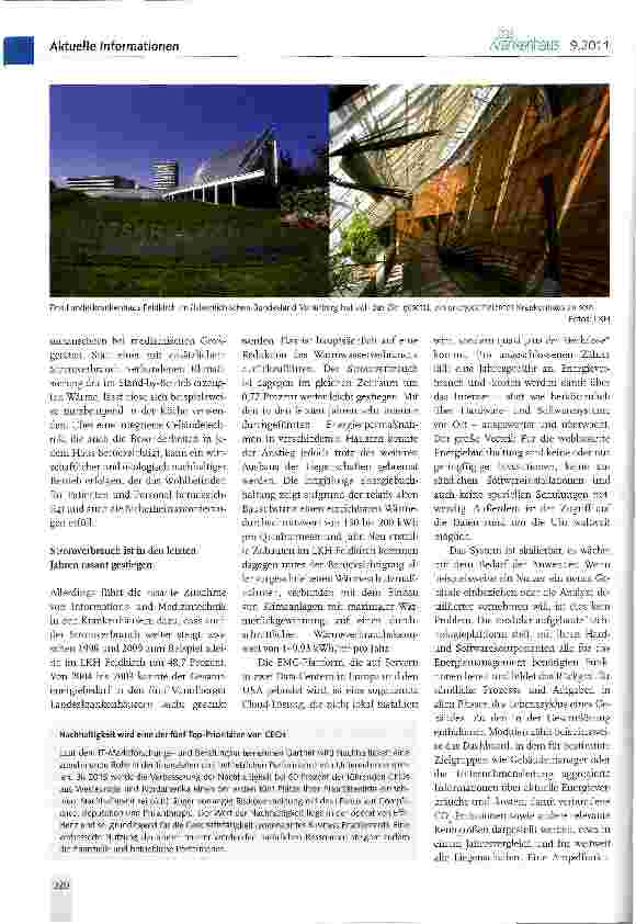 Vorschauseite 2: Energieeffiziente Klinik